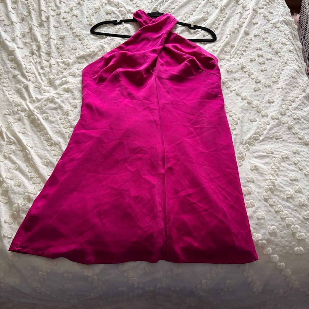 DO+BE Vibrant Pink Backless Dress